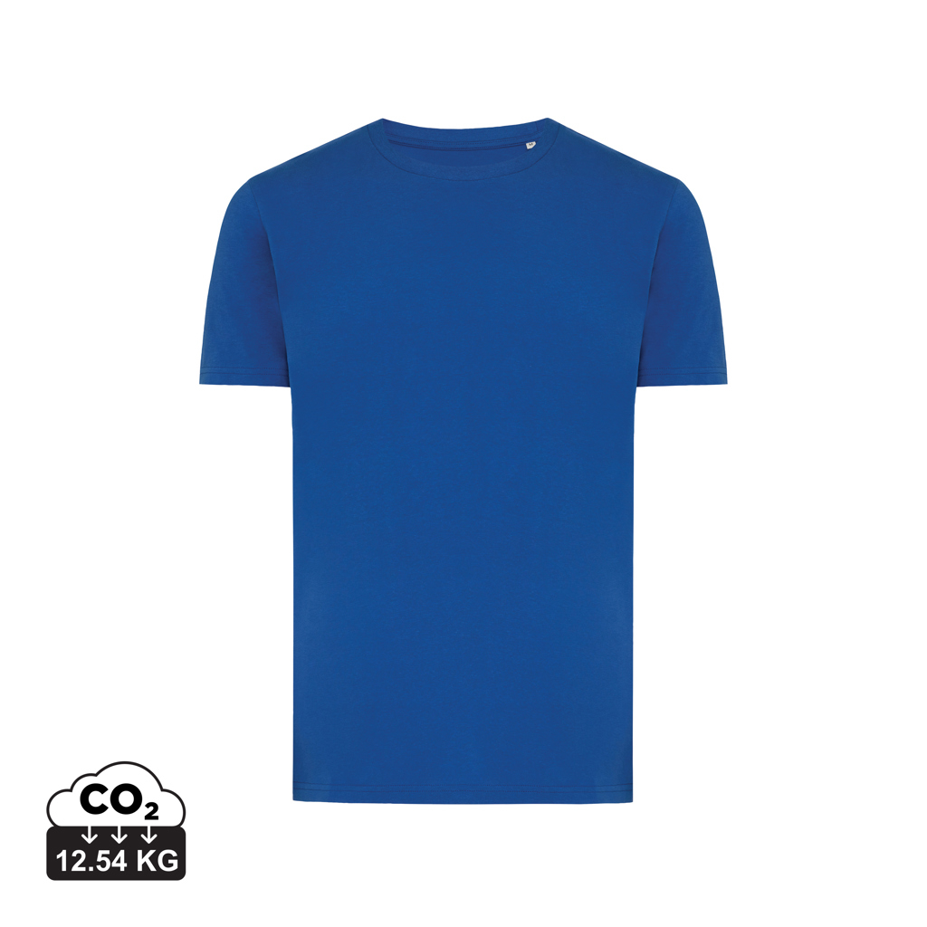 T-shirt personnalisable 180g unisexe Brett Iqoniq Bleu royal